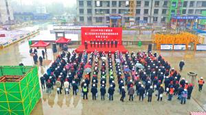 集團(tuán)公司在凌波苑高層住宅項(xiàng)目舉辦施工現(xiàn)場(chǎng)標(biāo)準(zhǔn)化管理暨雙重預(yù)防體系觀摩會(huì)！